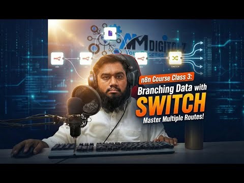 Master the n8n SWITCH Node: Branching Data Like a Pro | Class 3
