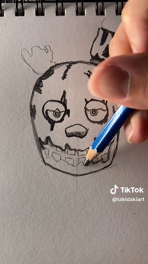 How to Draw Spring Trap from Five Nights at Freddy's