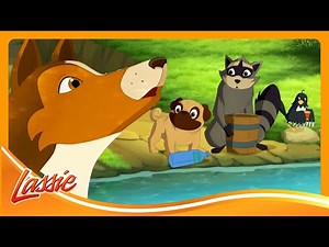 💧 Lassie Saves the Waterfall! | The New Adventures of Lassie | Cartoons For Kids