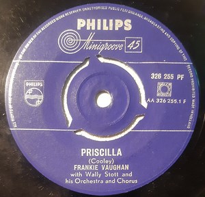 Frankie Vaughan - The Garden Of Eden / Priscilla