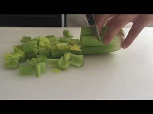 How to Chop a Celery Bunch