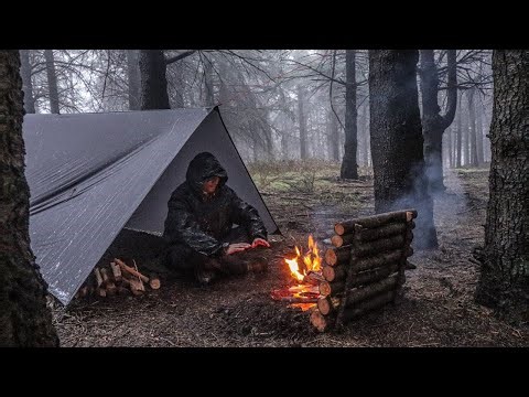 Best Tarp Set up for Survival Bushcraft Camping - Video Compilation