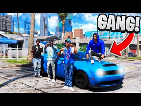 I Joined the CRIPS GANG In GTA 5 RP