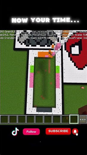 Minecraft Pixel Art tutorial 👧 [17] #minecraft #shorts #gaming