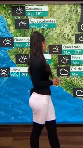 Gina Holguin #ginaholguin #lachicadelclima #chicadelclima #weathergirl #mexicanweathergirl