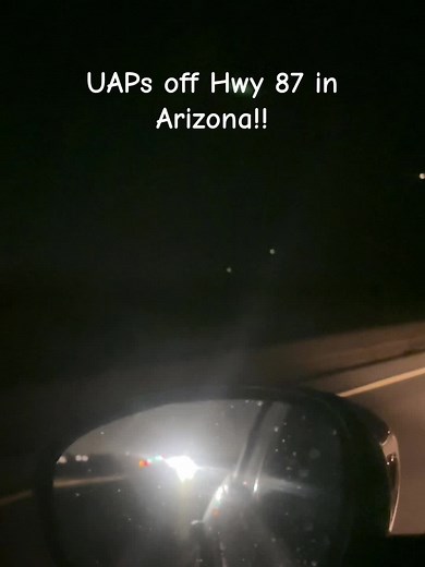 Uap off highway 87 in arizona! Dec. 3rd 2024 #uap #crazylight #triangle #ufo #2024 #dec3rd #alien #fyp @Haley Freemon