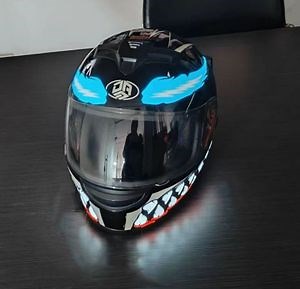[Hot Item] New Pet Venom Light Helmet Light Strip Motorcycle Helmet LED Light Strip Dry Battery