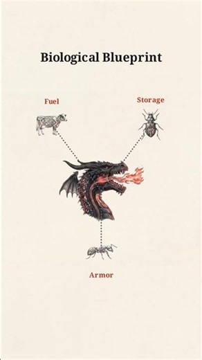 How Nature Could Build a Real Fire-Breathing Dragon 🔥 #biology #mythology #science
