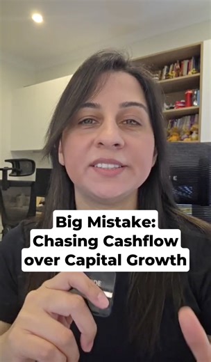 Big mistake: chasing cashflow over capital growth. Cashflow keeps the lights on — but capital growth is what actually moves you forward. A lot of investors get caught chasing “positive cashflow deals.” It sounds attractive. It’s often a marketing hook. And in today’s rate climate? It’s rarely even realistic from a true investment-grade property. Here’s the truth: Positive cashflow is largely a function of interest rates, not quality. So when someone promises you a high-yield, bread-and-butter pr