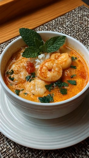 154K views · 1K reactions | Shrimp Thai Soup Warm, creamy, and...