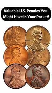 Valuable U.S. Pennies You Might Have in Your Pocket! #coin #penny #coincollecting #treasurehunt | HeritCoin