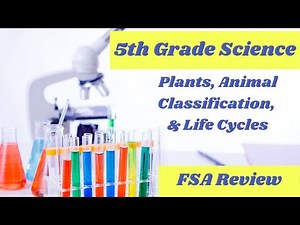 Plants, Animal Classification, and Life Cycles // 5th Grade FSA Review #2