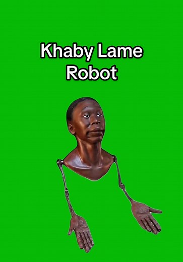 Khaby Lame Robot Arms Meme Template