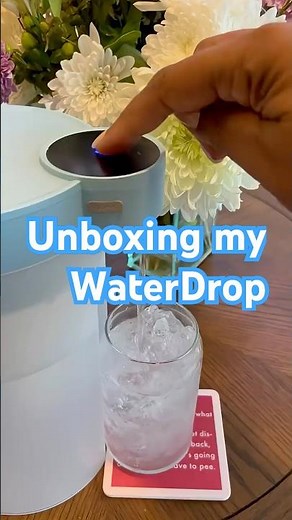 Waterdrop FreshTaste Instant Water Filter Pitcher Powerful Rechargeable Dispenser