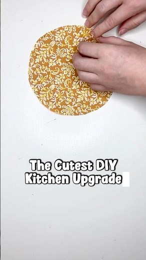 The Cutest DIY Kitchen Upgrade ✂️ Easy Jar Covers