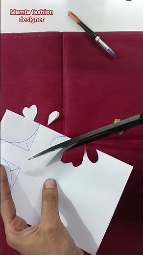 🌺 Beautiful Gala Design Cutting 🌺 | ✂️ Easy & Perfect Neck Design Tutorial