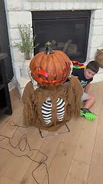 New Animated Jack-O-Lantern Animatronic review! Halloween 2025