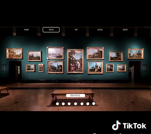 Art Gallery Presentation Slide Design