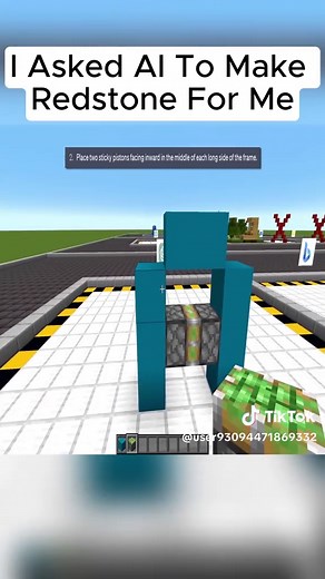AI Redstone Creations: A Minecraft Experiment