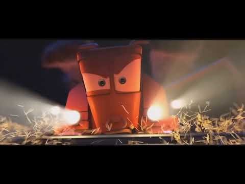 Cars (2006) - Tractor Tipping Scene (Fast Motion)