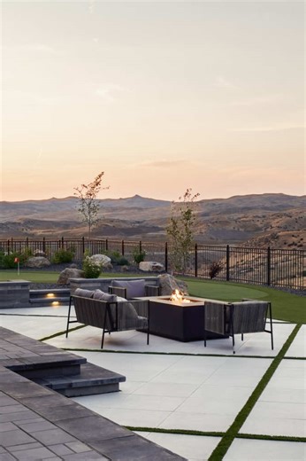 “Imagine stepping outside to this every day…” ✨ At Lusan Landscaping, we don’t just create landscapes — we craft lifestyles. ✨ This Spring Parade home features an outdoor kitchen, a 3-hole mini golf course, and breathtaking views, all built on timeless Unilock® pavers. Designed for those who want more than a backyard — they want a retreat. #LuxuryLiving #LifestyleDesign #OutdoorRetreat #BackyardGoals #LuxuryBackyard @Unilocklife @Siteone