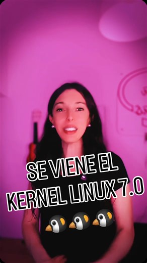 Alexia | Se viene el kernel linux 7.0 🐧💻 #linux #sistemas #tecnologia #nerd #geek | Instagram