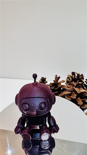 3D Printed Robot Figurine - Etsy