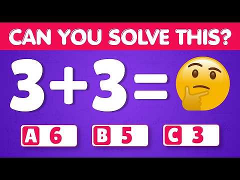 Solve These Addition Problems Before Time Runs Out ⏰| Kids Math Challenge