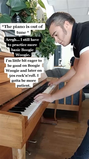 耐心点，继续练习Boogie Woogie的基础知识... 是的，是的。| |