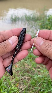 Tips memancing umpan soft lure double hooks 👍👍 #fishingtips #fishing #kangmuhidinfishing #fishingvideo | Kang Muhidin Fishing