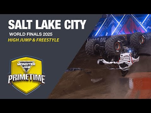 Monster Jam Primetime: World Finals 2025 High Jump & Freestyle - Salt Lake City