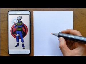 kakashi drawing full body | how to draw Kakashi hatake full body | with sharingan