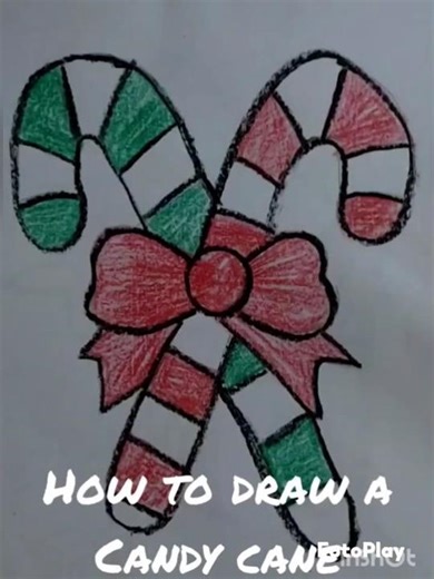 #howtodraw#candy#cane#christmas#drawing#tutorial#easy#simple#artwork#beautiful#shorts#art#short#yt