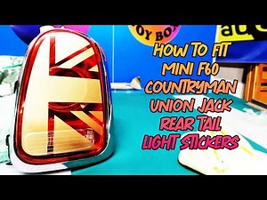 How to have the rear lights of your Mini with the Union Jack