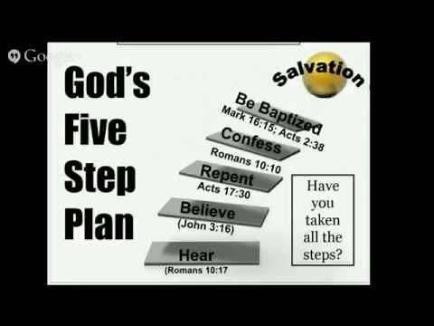 God's Five Step Plan for Salvation