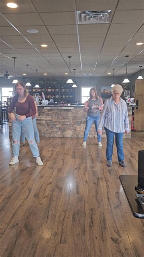 Fun class at Sycamore Lake Wine Co. this morning! Thanks to everyone who came out❤️ dance in this video is Strummingbird, choreo by Maddison Glover. My mom and grandma are in this video - they're the reason I fell in love with line dancing in the first place and I'm so grateful to dance with them any chance I get. 3 generations, more than 75 years of line dance experience between us! Heres what we did in class today (🤠=teach) : Glass of Wine (choreo by Malene Jakobsen) -song: Cry to Me by Kilot