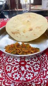 Today’s special #kakarkaya jonna rotte