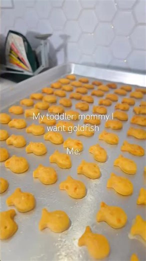 Homemade goldfish crackers recipe