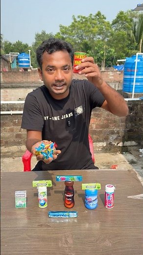 Trying cold candy 🧊 Bengali mini blog #shorts