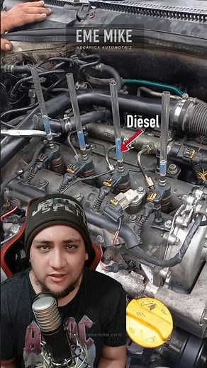 Injector testing on a diesel engine with a common rail system