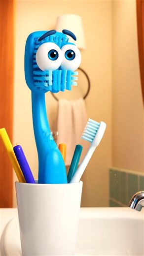 “Toothbrush Late for Work” 🪥💨 #shorts #asmr #fypシ