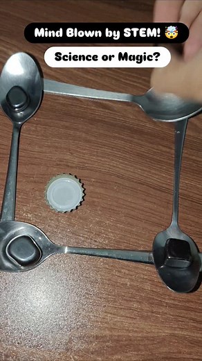 A quick STEM magic activity for kids... What is the "magic" trick or illusion? Do comment and tell us🖐️ #reels #explore #trending #kidsactivities #montessori #toddleractivities #funlearning #viral STEMActivities #ScienceFun #science #playandlearn #fakescience #finemotorskills #fyp #preschoolactivities #stem #LearningIsFun #scienceexperiment #handsonlearning | Baby activities