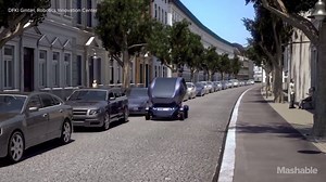 This tiny car can change shape, drive sideways. | Mashable