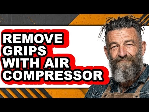 How to Remove Grips with Air Compressor (only Way)