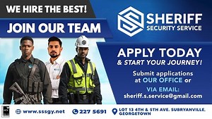SHERIFF SECURITY SERVICE! Providing Cost Effective Security Solutions. | Guyana Chronicle | Facebook