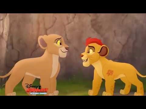 The Lion Guard The Trail to Udugu - Kion and Kiara Work Together and Finding Udugu Scene