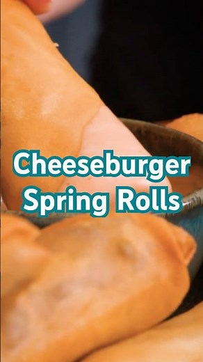 Cheeseburger Spring Rolls