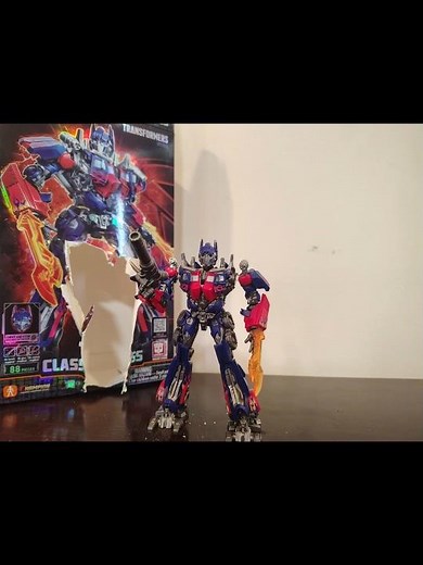 Transformers Stop Motion - Optimus Prime Unboxing
