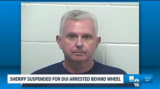 Sheriff suspended for DUI arrested behind wheel, attorney says he was sober