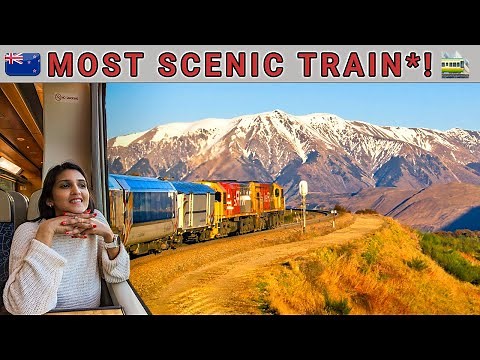 Riding the Tranzalpine train | Most scenic train in New Zealand | Greymouth to Christchurch
